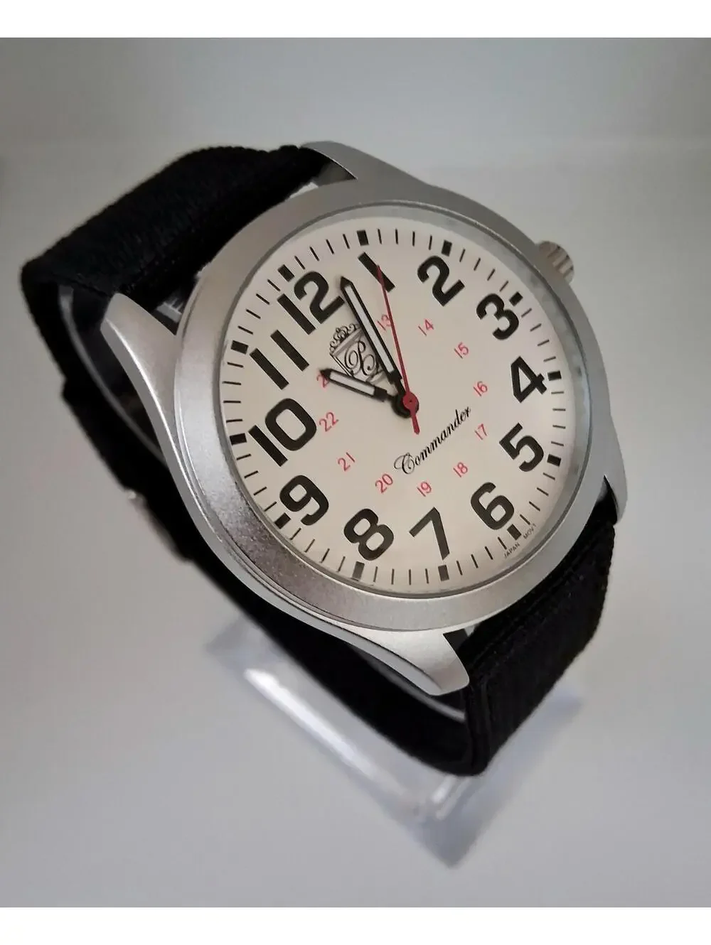 NEW Pierre Lucerne Commander WW2 Style Navy Men's Watch